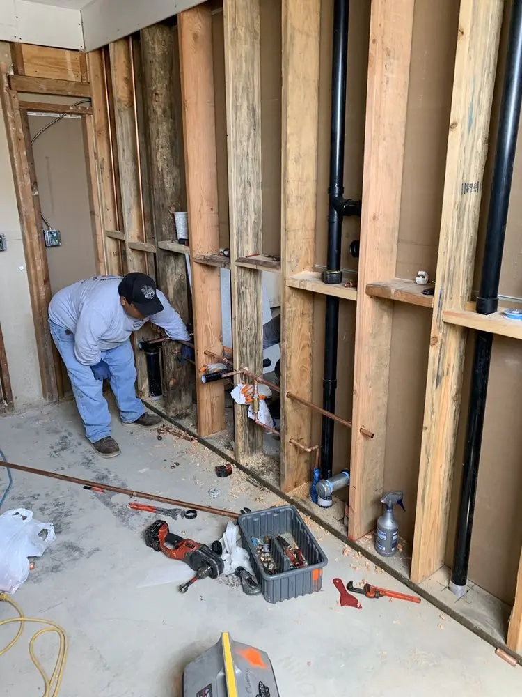 Commercial rough-in plumbing for Commercial Plumbing in Willow Chase